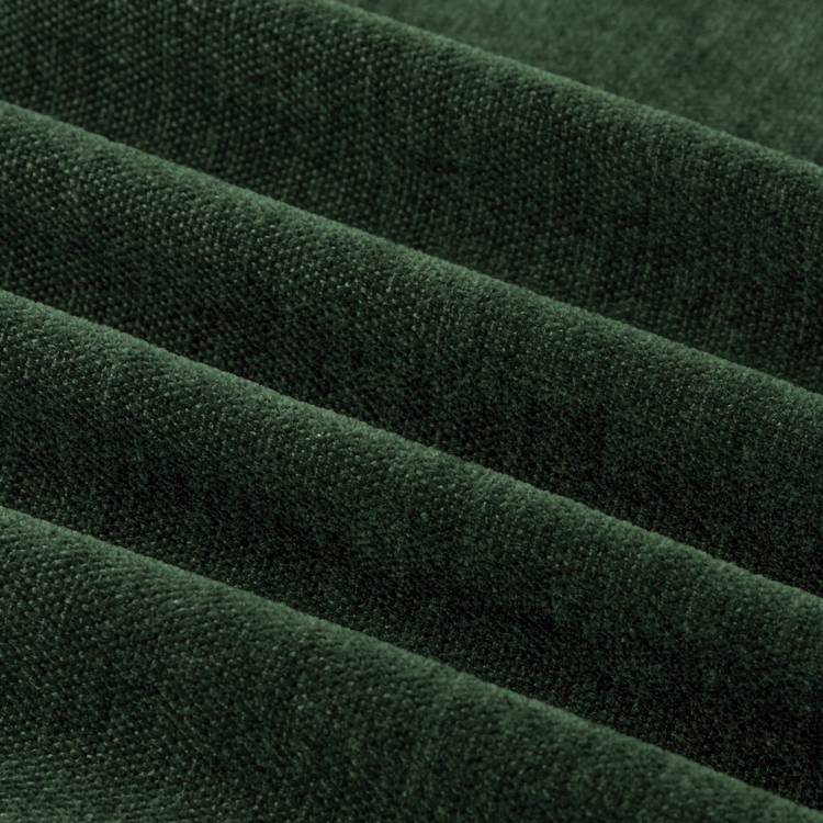 Furn dark green chenille blackout eyelet curtains 168x137cm - British product