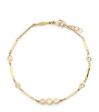 Jacquie Aiche bracelet yellow gold diamond - British product