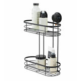 Argos Home suction cup shower caddy black - British product