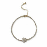 Argos Liars & Lovers Stainless Steel Flower Charm Tennis Bracelet 19cm- Buy online at McGrocer