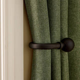 Argos Argos Home 2 Pack Metal Ball Curtain Holdback - Black, L15.9cm- Buy online at McGrocer