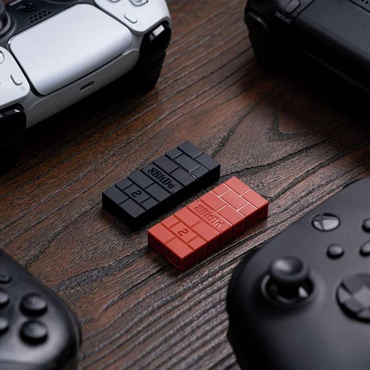 8BitDo Multiplatform USB Wireless Adaptor black, UK version