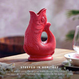 Wade Fish Jug 1.2L red ceramic jug, UK version