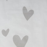 Argos Home hearts grey white bedding set single - British product