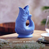 Wade ceramic fish jug 1.2L sea blue, UK version