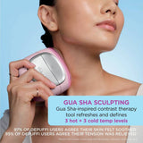 Shark DePuffi contrast therapy tool Peony Pink, UK version