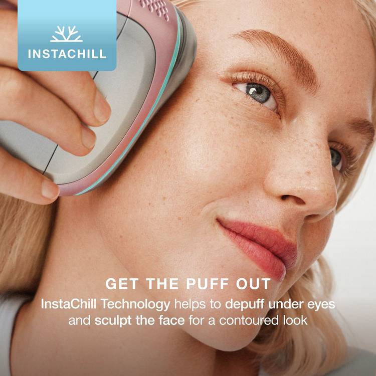 Shark DePuffi contrast therapy tool Peony Pink, UK version