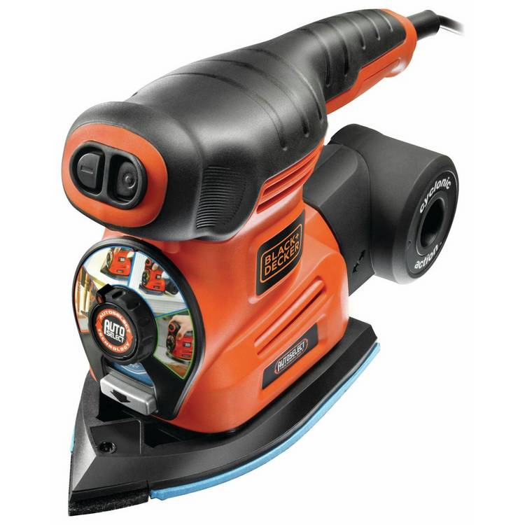 Black+Decker 4-in-1 multi sander 220W (British brand)