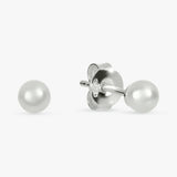 Revere sterling silver pearl stud earrings - British product