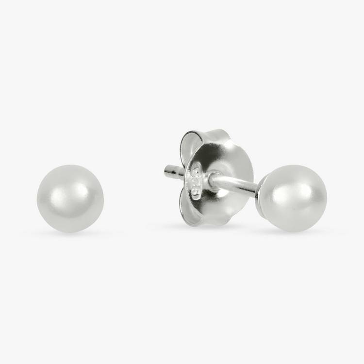 Revere sterling silver pearl stud earrings - British product