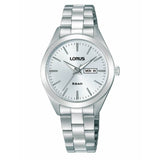 Lorus silver sunray dial watch with stainless steel bracelet - British product