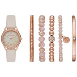 Argos Skechers Women's Rose Gold-Tone Watch and Bracelet Gift Set- Buy online at McGrocer