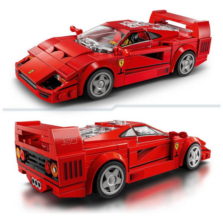 LEGO Speed Champions Ferrari F40 building toy 318 pieces, imported from the UK