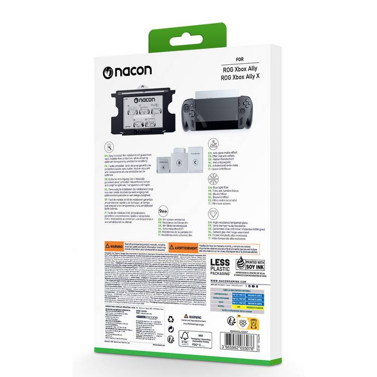 Nacon screen protector for ROG Xbox ALLY and ALLY X - British product