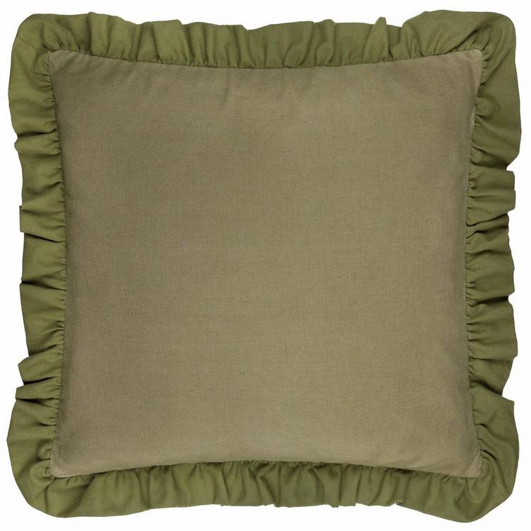 Wylder Effie filled cushion green 45x45cm - British product