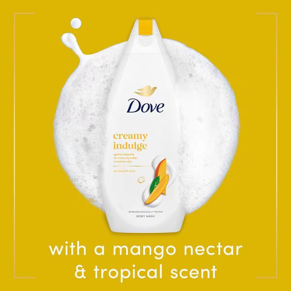 Dove Creamy Indulge Body Wash 450ml - British product