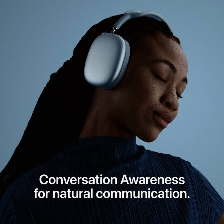 Apple over-ear wireless headphones Starlight (British brand)