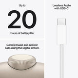 Apple over-ear wireless headphones Starlight (British brand)
