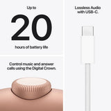 Apple AirPods Max 2 orange over-ear headphones, imported from the UK
