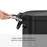 Simplehuman Pet Food Bin Black 25L, imported from the UK