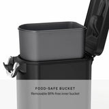 Simplehuman Pet Food Bin Black 25L, imported from the UK