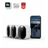 Arlo Pro 6 2K HDR security camera pack of 3 (British brand)