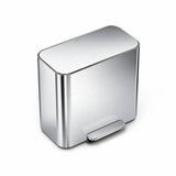 Argos Simplehuman 15 Litre Stainless Steel Mini Recycler Pedal Bin- Buy online at McGrocer