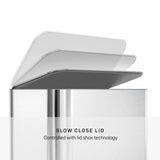 Simplehuman mini recycler pedal bin stainless steel 15 litre, imported from the UK