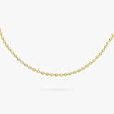 Revere gold plated diamond cut beaded bracelet 20cm, imported from the UK