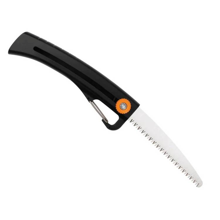 Fiskars solid garden saw with 160mm retractable blade, imported from the UK