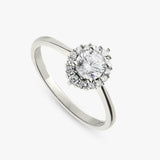 Argos Revere Sterling Silver Cubic Zirconia Cluster Ring Large- Buy online at McGrocer