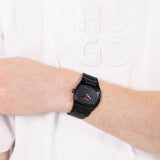 Hugo Telly stainless steel black bracelet watch - British product
