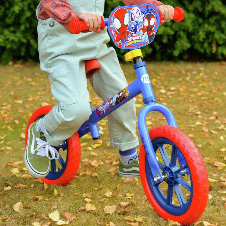 Spidey balance bike 12 inch with light-up wheels - British product