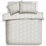 Argos Home floral leaf natural bedding set single, UK version