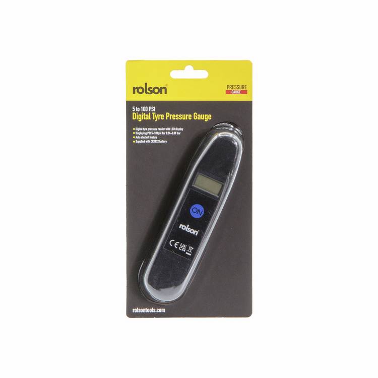 Rolson Digital Tyre Pressure Gauge - British product