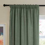 Furn blackout chenille curtains green 117x137cm (British brand)