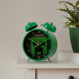 Minecraft Creeper alarm clock green design, UK version