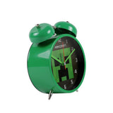 Minecraft Creeper alarm clock green design, UK version