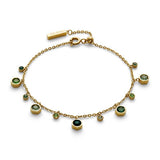 Olivia Burton stainless steel gold droplet bracelet - British product