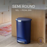 Simplehuman indigo pedal bin 50L - British product