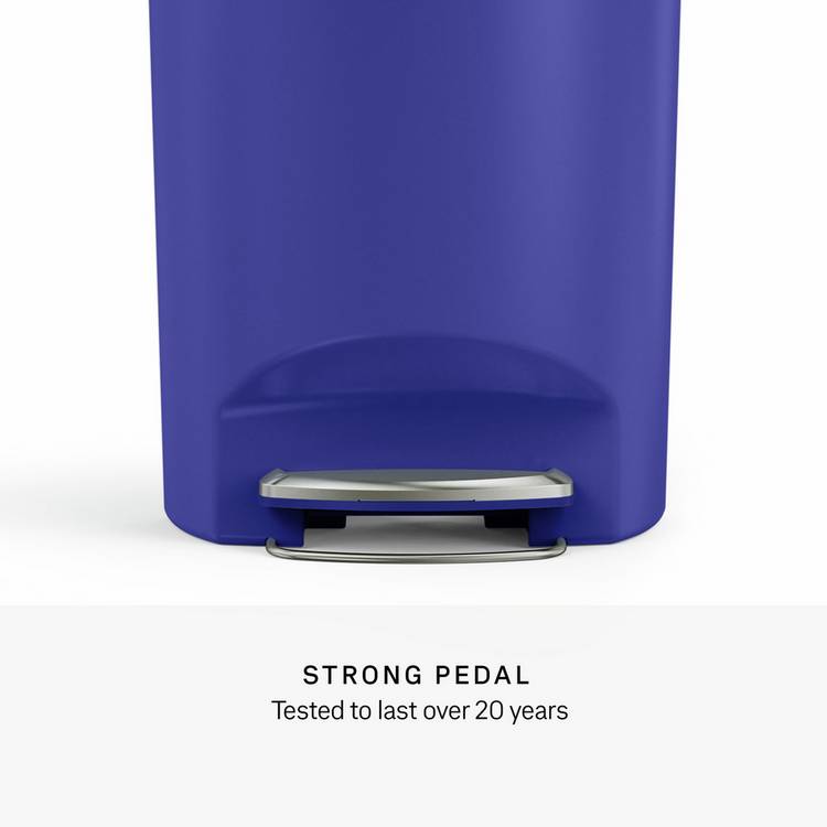 Simplehuman indigo pedal bin 50L - British product
