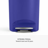 Simplehuman indigo pedal bin 50L - British product