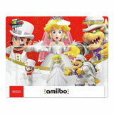 Nintendo Mario Peach Bowser amiibo wedding set - British product