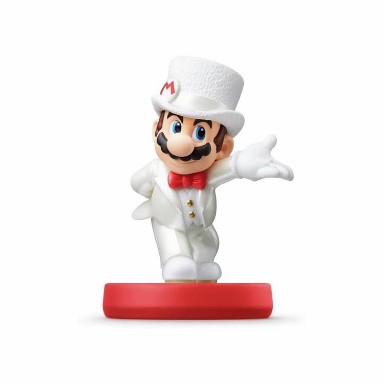 Nintendo Mario Peach Bowser amiibo wedding set - British product