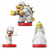 Nintendo Mario Peach Bowser amiibo wedding set - British product