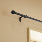 Argos Argos Home Extendable Metal Cap Black Curtain Pole 165 - 300cm- Buy online at McGrocer