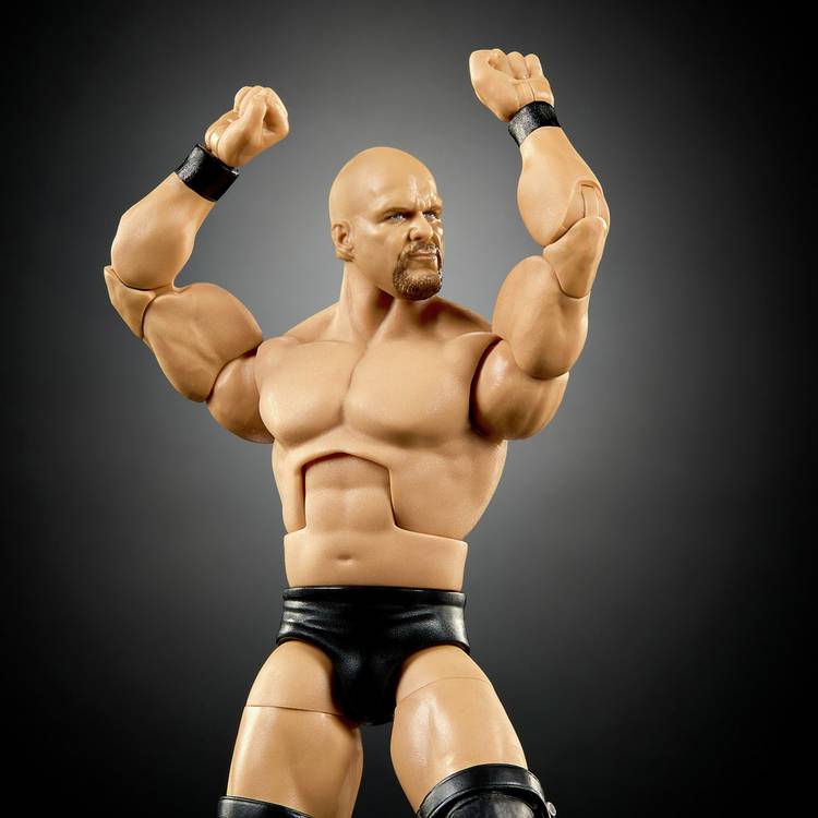 WWE Steve Austin action figure Elite Premium Live Event 27cm (British brand)