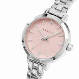 Radley pale pink dial watch stainless steel bracelet 24mm - British product
