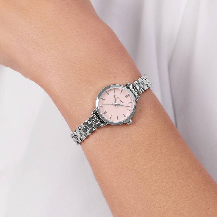 Radley pale pink dial watch stainless steel bracelet 24mm - British product