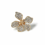 Freedom crystal flower ring small, imported from the UK